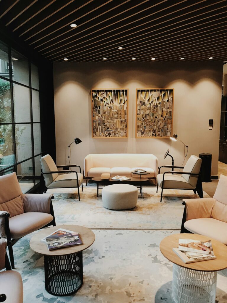 Seating in the lounge