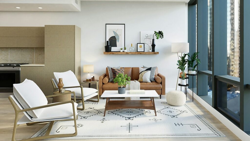 Dining table and chairs